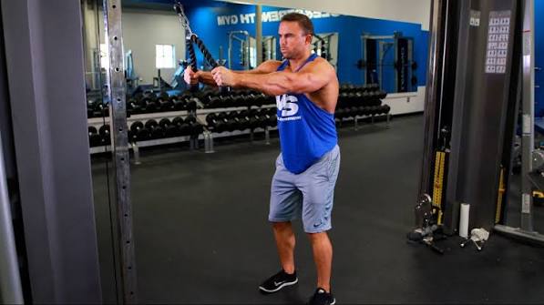Triceps Rope Press Down