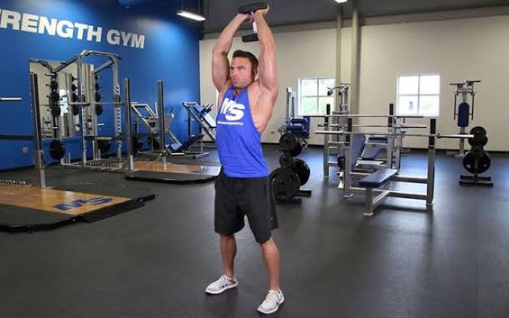 Double Hand Dumbbell Extension